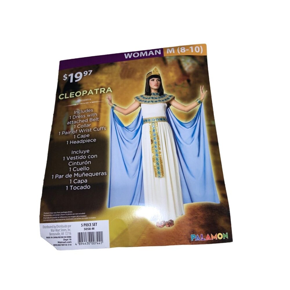 Cleopatra Halloween Costume  Women's Med (8-10)